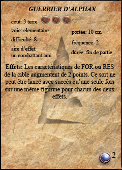 Guerrier d'Alphax